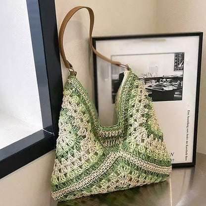👜Women's Woven Bag – Lightweight, Crochet, Casual ✨
