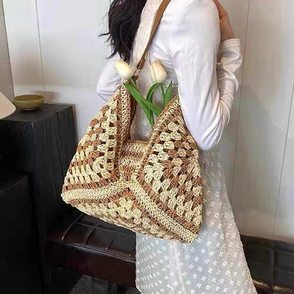 👜Women's Woven Bag – Lightweight, Crochet, Casual ✨
