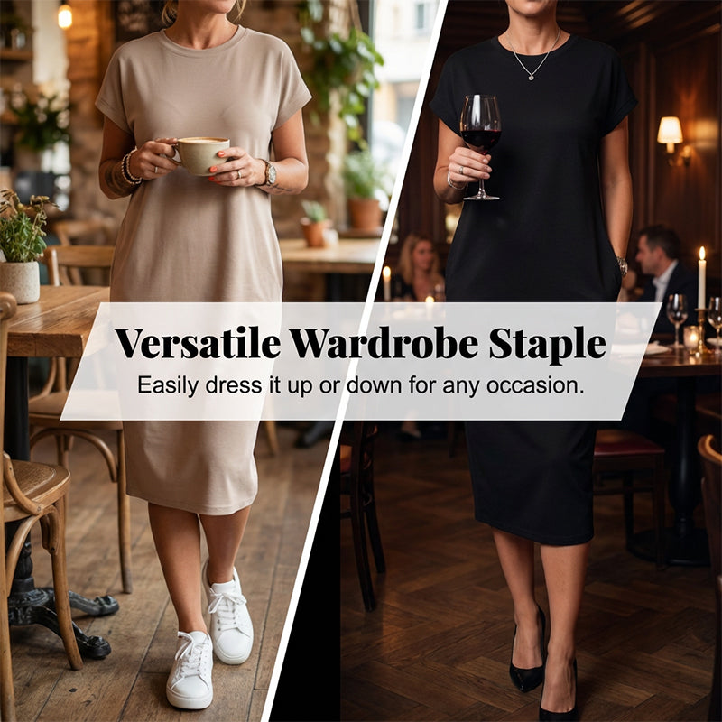 👟 Dress It Up or Down – Sandals, Sneakers, or Heels. One Midi Dress, Endless Looks. Limited Offer! 48% OFF