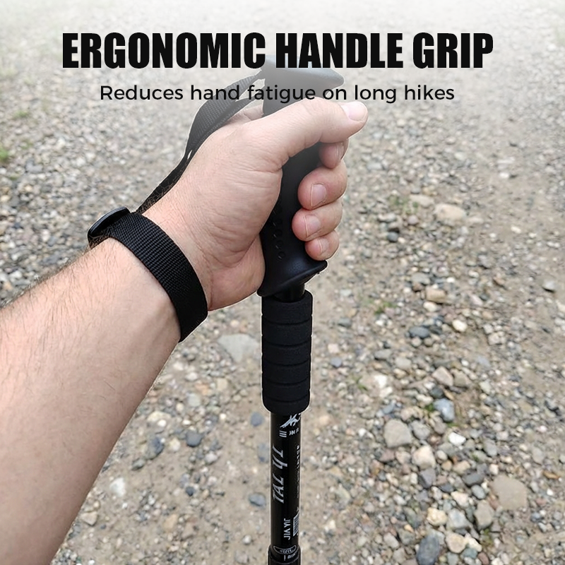 ⛰️ Adjustable Aluminum Alloy Trekking Pole – Durable, Shock-Absorbing, Lightweight 🌲