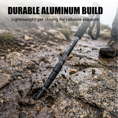 ⛰️ Adjustable Aluminum Alloy Trekking Pole – Durable, Shock-Absorbing, Lightweight 🌲