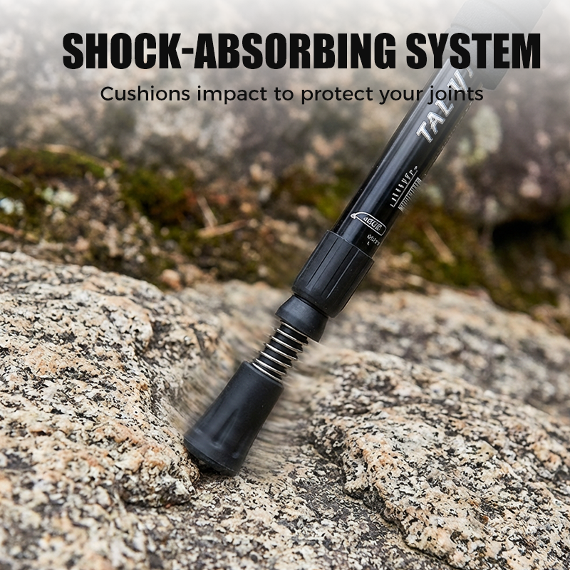 ⛰️ Adjustable Aluminum Alloy Trekking Pole – Durable, Shock-Absorbing, Lightweight 🌲