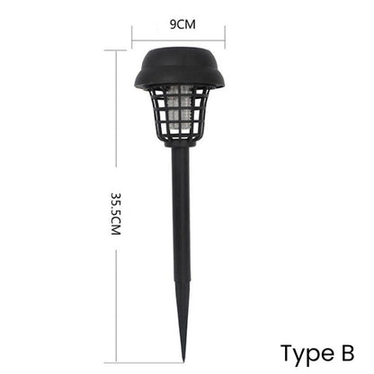 🥳2026 HOT SALE🥳⏰ 50% OFF! Solar Mosquito Zapper Lamp Stake – Auto on/off, dual power, waterproof. Keeps garden pest‑free. 🌙🛡️