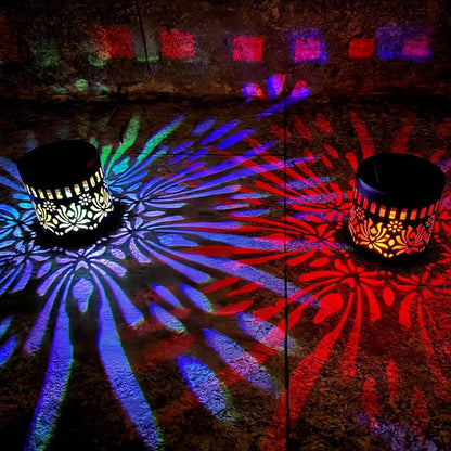 Solar Mandala Light – Stunning Pattern Projection, 2-in-1 Floor & Wall Design & IP65 Waterproof Auto On/Off 🌿