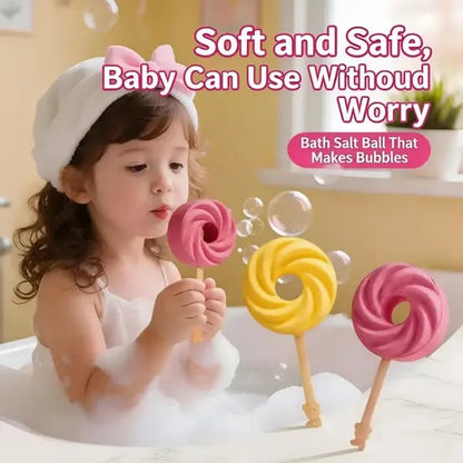 🍭🧼 Lollipop Bath Bomb – Releases colorful bubbles when it hits the water, with a long-lasting fragrance – Cash on Delivery ✅