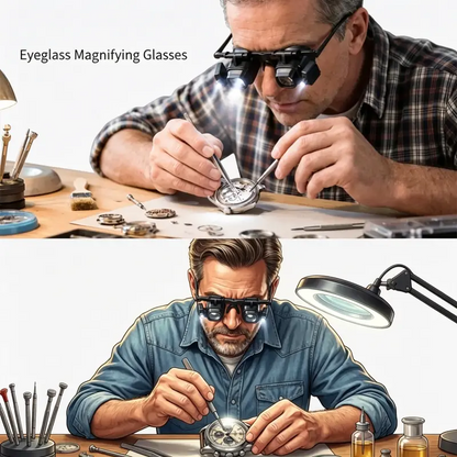 📢📢50% OFF !! ⏰Precision LED Magnifier for Electronics & Crafts