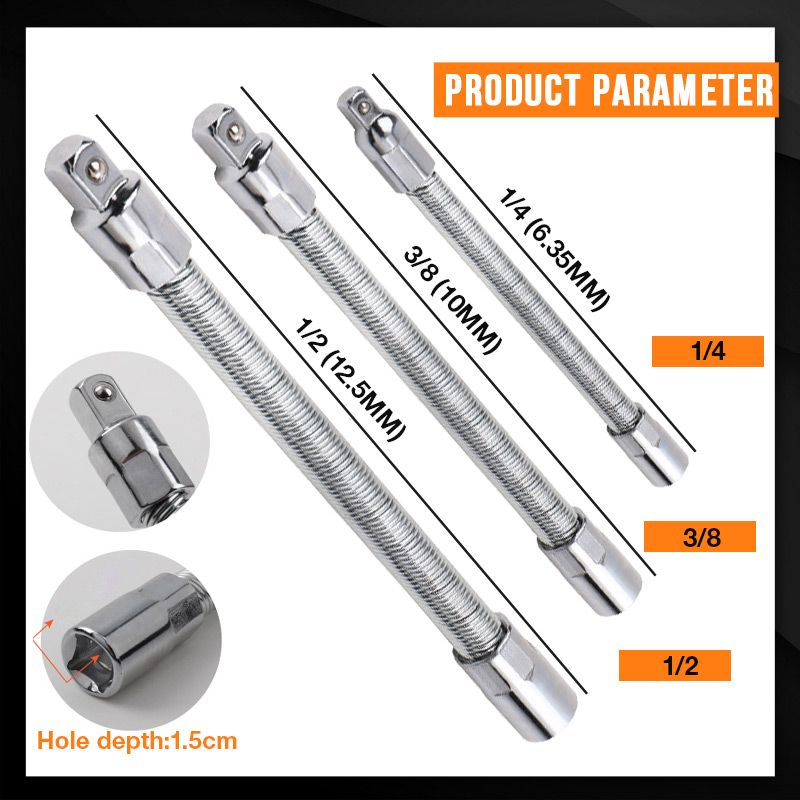 🔥Hot Sale 🎁Electric Wrench Sleeve Universal Extension Rod