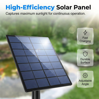 🥳2026 HOT SALE🐟 50% OFF! Solar Pond Aerator – Sun‑powered, no wiring. Boosts oxygen for fish & plants. Clean water, happy pond! 🌿✨