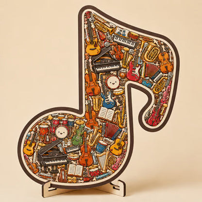 ⌛LAST DAY SALE ONLY ￡7.99!!🎵 Wooden Musical Note Puzzle – Handcrafted Brain Teaser for Music Lovers!  🧩 Perfect Gift • Eco-Friendly • Limited Stock! ⏳🇬🇧