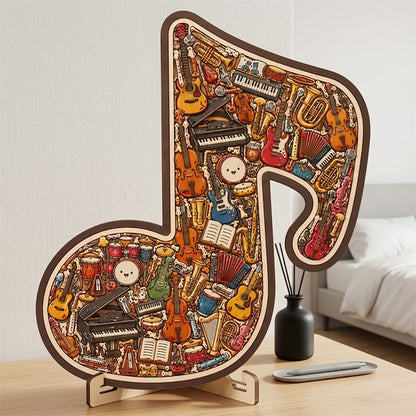 ⌛LAST DAY SALE ONLY ￡7.99!!🎵 Wooden Musical Note Puzzle – Handcrafted Brain Teaser for Music Lovers!  🧩 Perfect Gift • Eco-Friendly • Limited Stock! ⏳🇬🇧