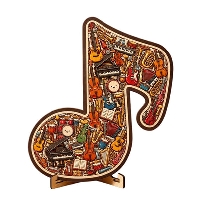 ⌛LAST DAY SALE ONLY ￡7.99!!🎵 Wooden Musical Note Puzzle – Handcrafted Brain Teaser for Music Lovers!  🧩 Perfect Gift • Eco-Friendly • Limited Stock! ⏳🇬🇧