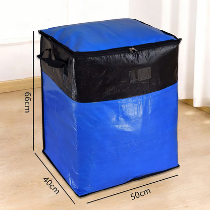⏰Last 4 hours Sale:£8.99!!🧳 Collapsible Storage and Moving Bag – Heavy-duty handles & zippered closure – Folds flat, perfect for moving, travel or closet organization – reusable & easy to clean 🏠
