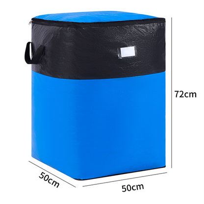 ⏰Last 4 hours Sale:£8.99!!🧳 Collapsible Storage and Moving Bag – Heavy-duty handles & zippered closure – Folds flat, perfect for moving, travel or closet organization – reusable & easy to clean 🏠