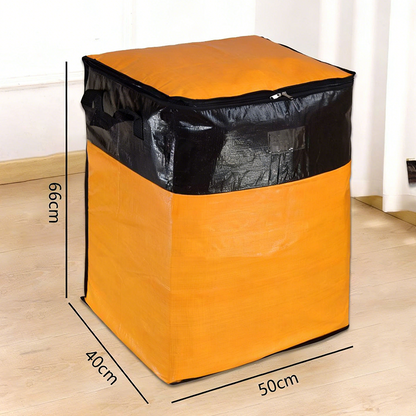 ⏰Last 4 hours Sale:£8.99!!🧳 Collapsible Storage and Moving Bag – Heavy-duty handles & zippered closure – Folds flat, perfect for moving, travel or closet organization – reusable & easy to clean 🏠
