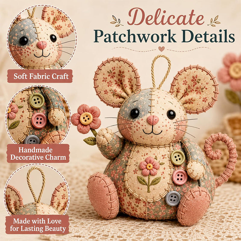 ⏳LIMITED TIME SALE 50% OFF🐭🧵 Patchwork Mouse DIY Kit