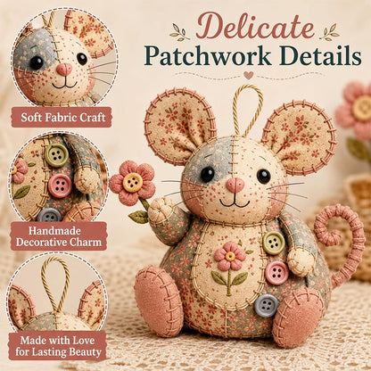 ⏳LIMITED TIME SALE 50% OFF🐭🧵 Patchwork Mouse DIY Kit