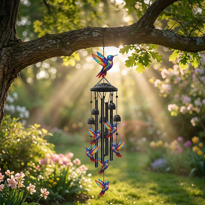 🎐 Vintage Metal Memorial Wind Chimes for Garden – Rust-resistant & serene tone – Engraved sentiment, perfect for remembrance or peaceful outdoor decor 🕊️