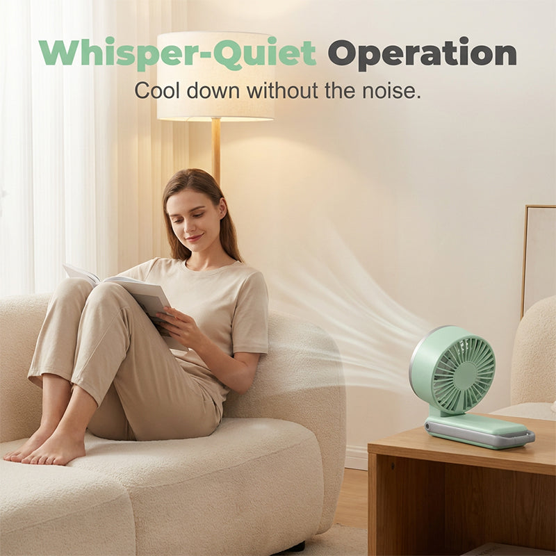 🥳HOT SALE 2026❤️ 50% OFF! Foldable Turbo Handheld Fan with LED Display