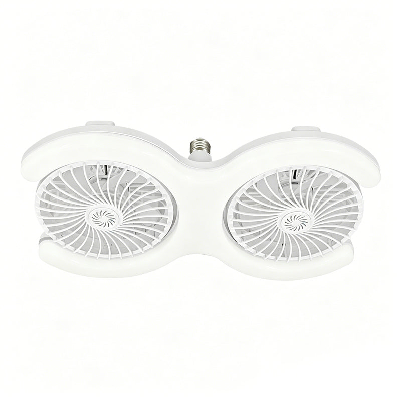 🎁2026 New Arrivals 50% OFF💥Double-head LED ceiling fan with light – 2 independent heads, 3 speeds, and remote control – Perfect for large rooms ✨