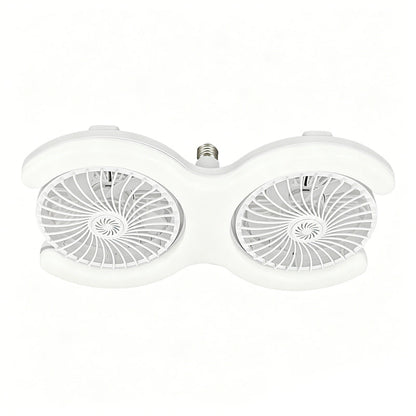🎁2026 New Arrivals 50% OFF💥Double-head LED ceiling fan with light – 2 independent heads, 3 speeds, and remote control – Perfect for large rooms ✨