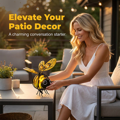 🌙🍃🪴 LIMITED-TIME 50% OFF! Hanging Solar Bee Light – Warm Amber Glow, Flicker-Free, Perfect for Garden Parties, Camping, or Kids’ Rooms – Spread Joy Day and Night 🌞🌜