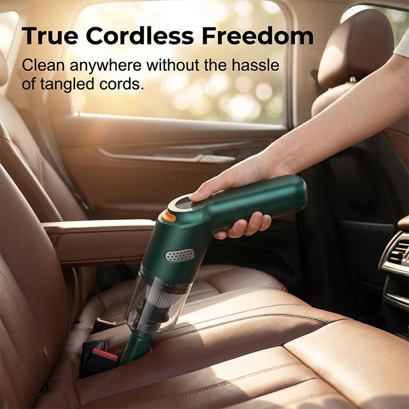 🔥LAST DAY SALE 57% OFF⚡🔋High-Power Cordless Vacuum Cleaner Kit for Car🚗Strong Suction💨Rechargeable Handheld⚡Full Accessory Car Interior Cleaner
