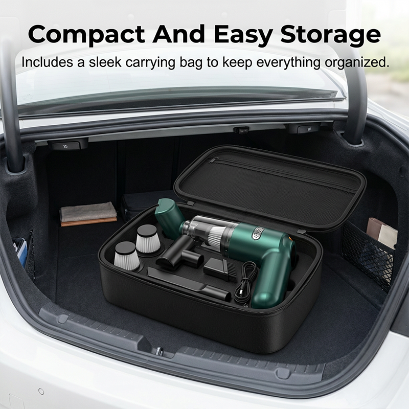 🔥LAST DAY SALE 57% OFF⚡🔋High-Power Cordless Vacuum Cleaner Kit for Car🚗Strong Suction💨Rechargeable Handheld⚡Full Accessory Car Interior Cleaner