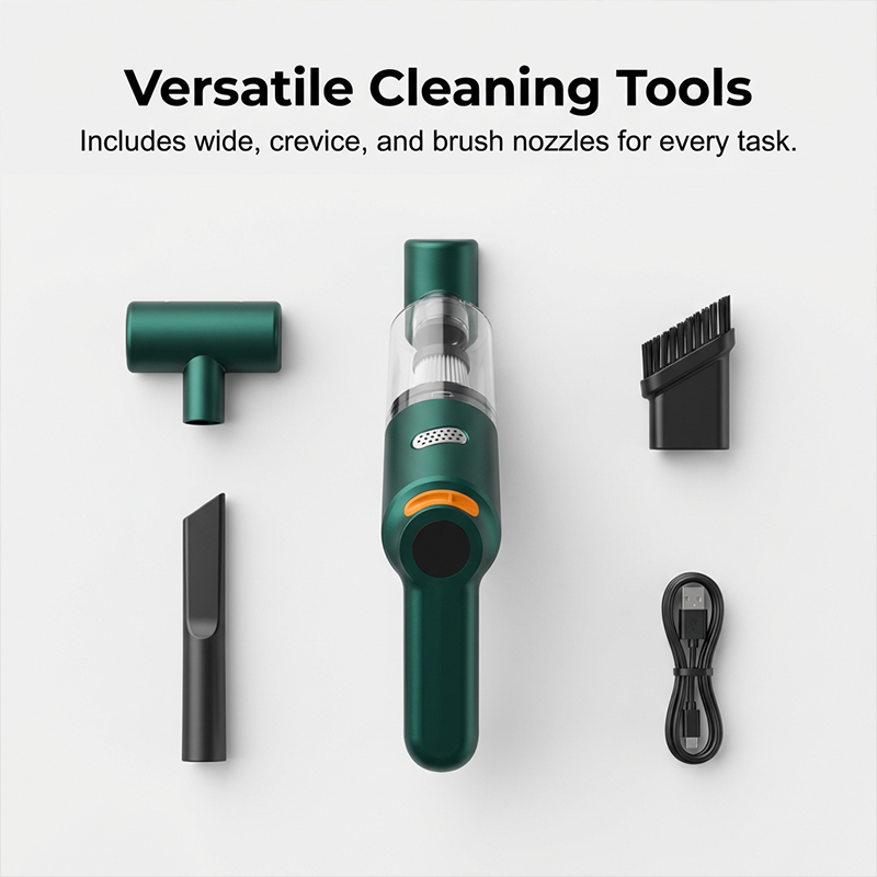 🔥LAST DAY SALE 57% OFF⚡🔋High-Power Cordless Vacuum Cleaner Kit for Car🚗Strong Suction💨Rechargeable Handheld⚡Full Accessory Car Interior Cleaner