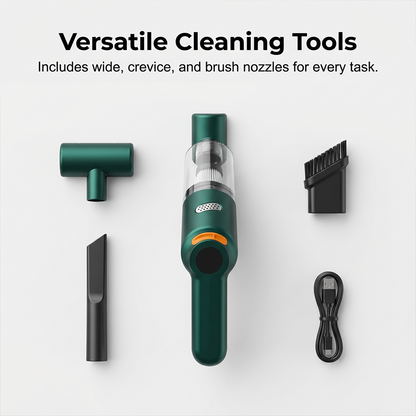 🔥LAST DAY SALE 57% OFF⚡🔋High-Power Cordless Vacuum Cleaner Kit for Car🚗Strong Suction💨Rechargeable Handheld⚡Full Accessory Car Interior Cleaner