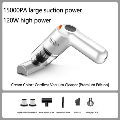 🔥LAST DAY SALE 57% OFF⚡🔋High-Power Cordless Vacuum Cleaner Kit for Car🚗Strong Suction💨Rechargeable Handheld⚡Full Accessory Car Interior Cleaner