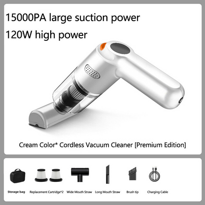 🔥LAST DAY SALE 57% OFF⚡🔋High-Power Cordless Vacuum Cleaner Kit for Car🚗Strong Suction💨Rechargeable Handheld⚡Full Accessory Car Interior Cleaner