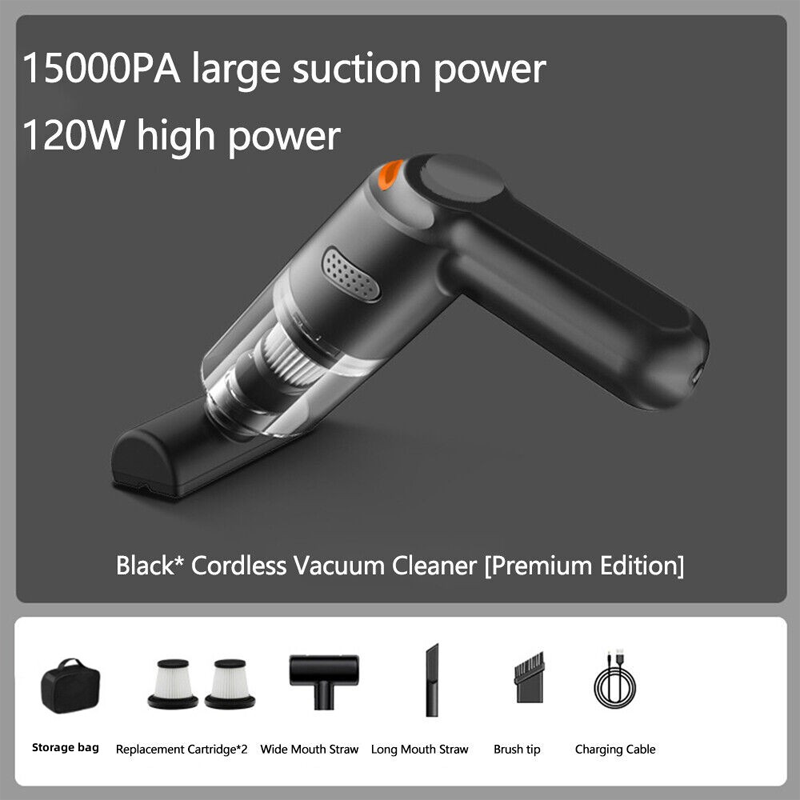 🔥LAST DAY SALE 57% OFF⚡🔋High-Power Cordless Vacuum Cleaner Kit for Car🚗Strong Suction💨Rechargeable Handheld⚡Full Accessory Car Interior Cleaner