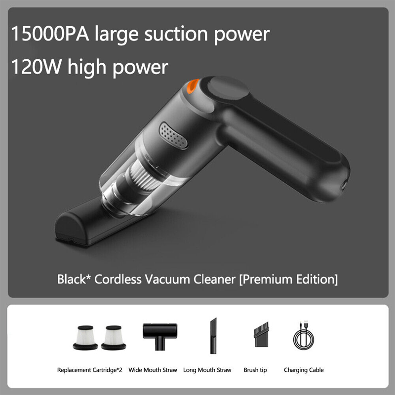 🔥LAST DAY SALE 57% OFF⚡🔋High-Power Cordless Vacuum Cleaner Kit for Car🚗Strong Suction💨Rechargeable Handheld⚡Full Accessory Car Interior Cleaner