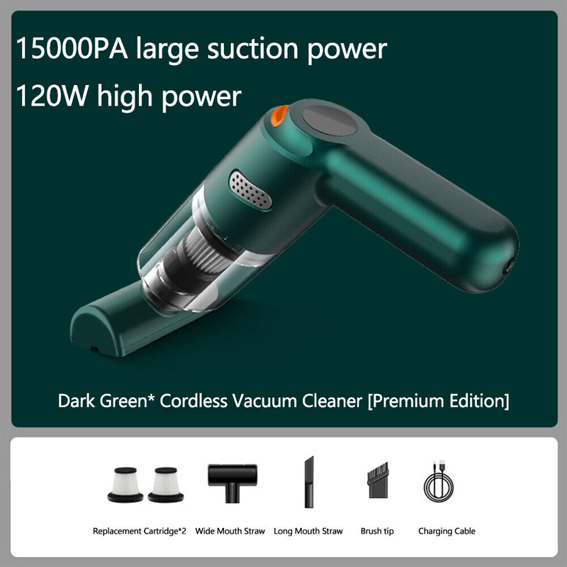 🔥LAST DAY SALE 57% OFF⚡🔋High-Power Cordless Vacuum Cleaner Kit for Car🚗Strong Suction💨Rechargeable Handheld⚡Full Accessory Car Interior Cleaner