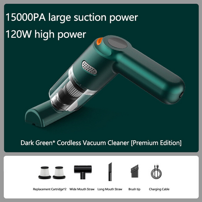🔥LAST DAY SALE 57% OFF⚡🔋High-Power Cordless Vacuum Cleaner Kit for Car🚗Strong Suction💨Rechargeable Handheld⚡Full Accessory Car Interior Cleaner