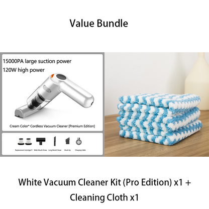 🔥LAST DAY SALE 57% OFF⚡🔋High-Power Cordless Vacuum Cleaner Kit for Car🚗Strong Suction💨Rechargeable Handheld⚡Full Accessory Car Interior Cleaner
