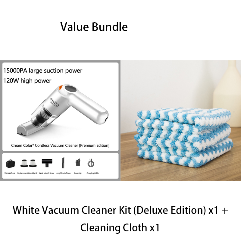 🔥LAST DAY SALE 57% OFF⚡🔋High-Power Cordless Vacuum Cleaner Kit for Car🚗Strong Suction💨Rechargeable Handheld⚡Full Accessory Car Interior Cleaner