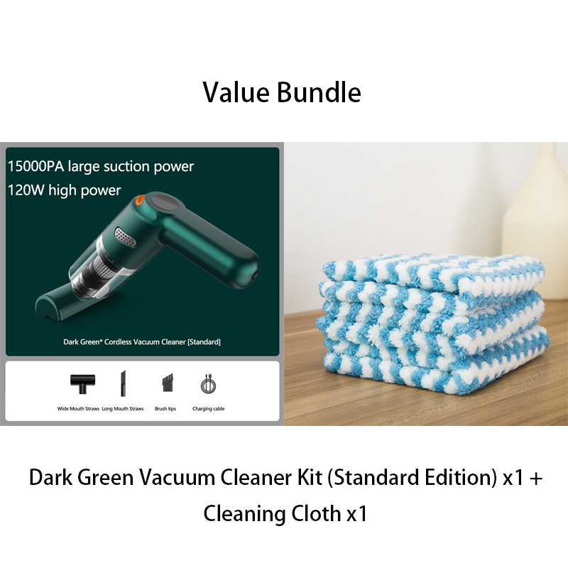 🔥LAST DAY SALE 57% OFF⚡🔋High-Power Cordless Vacuum Cleaner Kit for Car🚗Strong Suction💨Rechargeable Handheld⚡Full Accessory Car Interior Cleaner