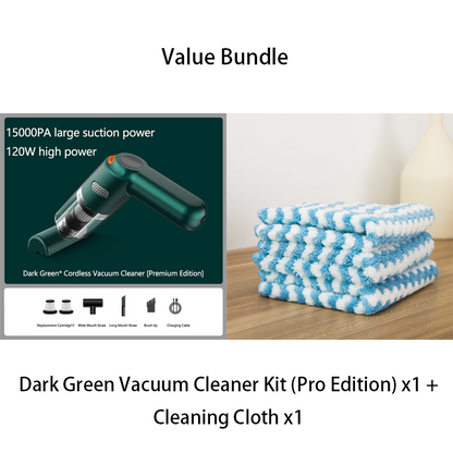 🔥LAST DAY SALE 57% OFF⚡🔋High-Power Cordless Vacuum Cleaner Kit for Car🚗Strong Suction💨Rechargeable Handheld⚡Full Accessory Car Interior Cleaner