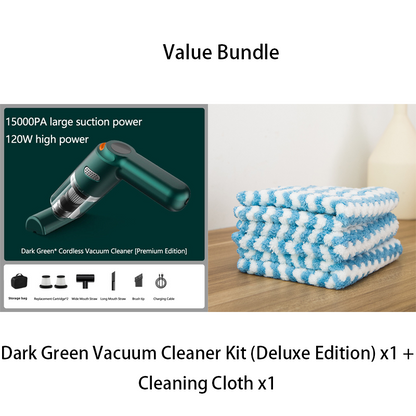 🔥LAST DAY SALE 57% OFF⚡🔋High-Power Cordless Vacuum Cleaner Kit for Car🚗Strong Suction💨Rechargeable Handheld⚡Full Accessory Car Interior Cleaner