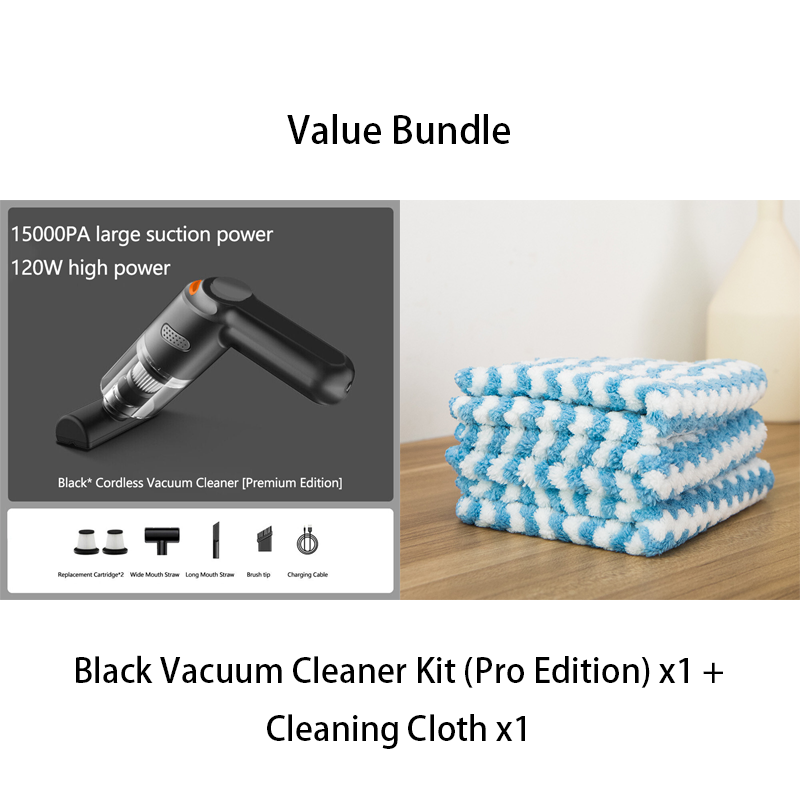 🔥LAST DAY SALE 57% OFF⚡🔋High-Power Cordless Vacuum Cleaner Kit for Car🚗Strong Suction💨Rechargeable Handheld⚡Full Accessory Car Interior Cleaner