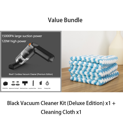 🔥LAST DAY SALE 57% OFF⚡🔋High-Power Cordless Vacuum Cleaner Kit for Car🚗Strong Suction💨Rechargeable Handheld⚡Full Accessory Car Interior Cleaner