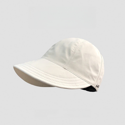 ⏳LAST DAY SALE: ONLY ￡6.99!!🎁✨Women’s UPF 50+ Elegant Foldable Sun Hat – Wide-Brim Cotton Bucket Hat with Neck Flap & Adjustable Strap 🌞🇬🇧 | Packable, Breathable & Beach-Ready