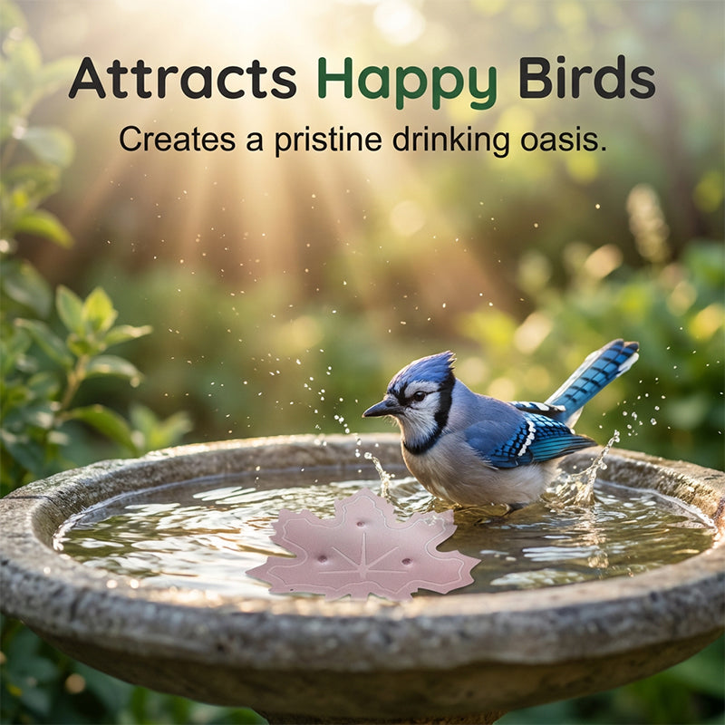 ⏳LAST DAY SALE ONLY ￡6.99!!🌿Universal Fit Bird Bath Cleaner🐦💦Wildlife-Safe Leaf Purifier for Fresh, Clear Water in Any Garden Basin | Rust-Resistant & Low Maintenance🛡️✨