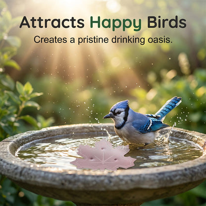 ⏳LAST DAY SALE ONLY ￡6.99!!🌿Universal Fit Bird Bath Cleaner🐦💦Wildlife-Safe Leaf Purifier for Fresh, Clear Water in Any Garden Basin | Rust-Resistant & Low Maintenance🛡️✨