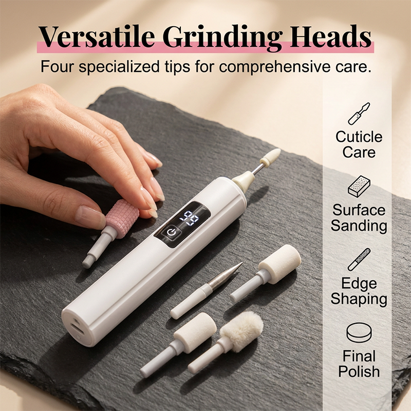 🥳2026 HOT SALE💞✨ 50% OFF! Professional Electric Nail Polisher – Smooths thick nails, 99-speed display. Multiple heads for shaping & buffing. Salon at home! 🌟💎