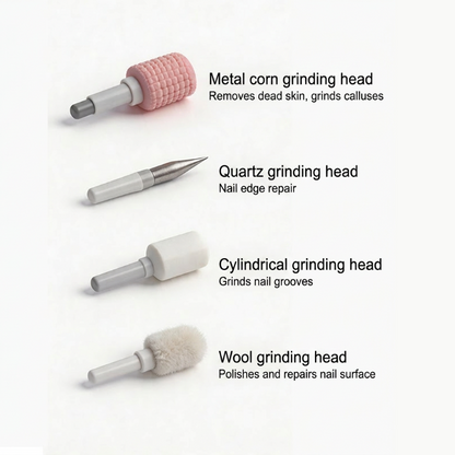 🥳2026 HOT SALE💞✨ 50% OFF! Professional Electric Nail Polisher – Smooths thick nails, 99-speed display. Multiple heads for shaping & buffing. Salon at home! 🌟💎