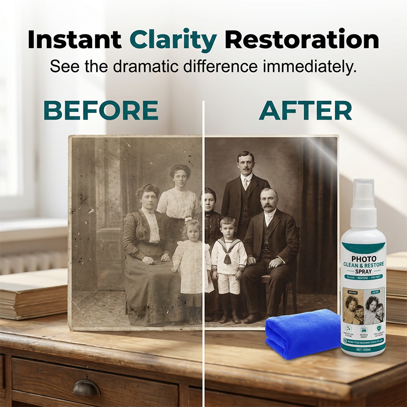 ⏳LAST DAY SALE ONLY￡8.99!!🔥Photo Revive Pro Spray – Breathe New Life into Faded Family Photos in Seconds!📸✨ Gentle • Non-Toxic • Archivist-Approved 🖼️🇬🇧