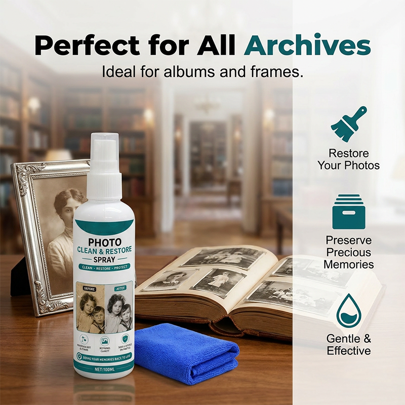 ⏳LAST DAY SALE ONLY￡8.99!!🔥Photo Revive Pro Spray – Breathe New Life into Faded Family Photos in Seconds!📸✨ Gentle • Non-Toxic • Archivist-Approved 🖼️🇬🇧