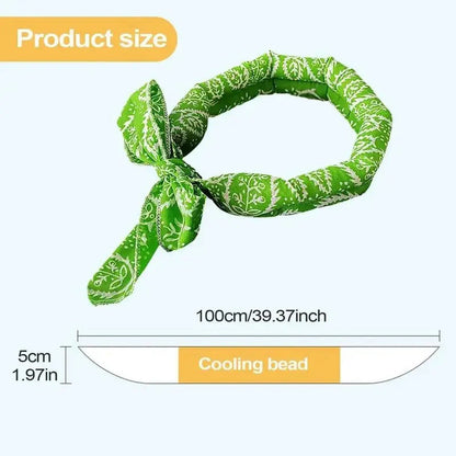 🎀PipPaw™ Cooling Collar – Summer Relief for Dogs & Cats 🌞❄️  Vet-Safe • Reusable • No Freezer Needed • Made for British Heatwaves!